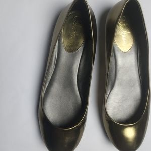 Cole Haan Bronze Ballerina Shoes